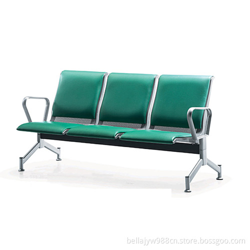 gang chair JYW 0289 with green cushion